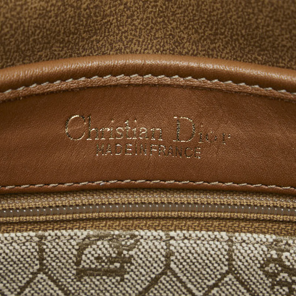 Dior Crossbody Shoulder Bag Leather Gray - Picture 8 of 10